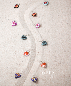 Aretes en forma de corazón
