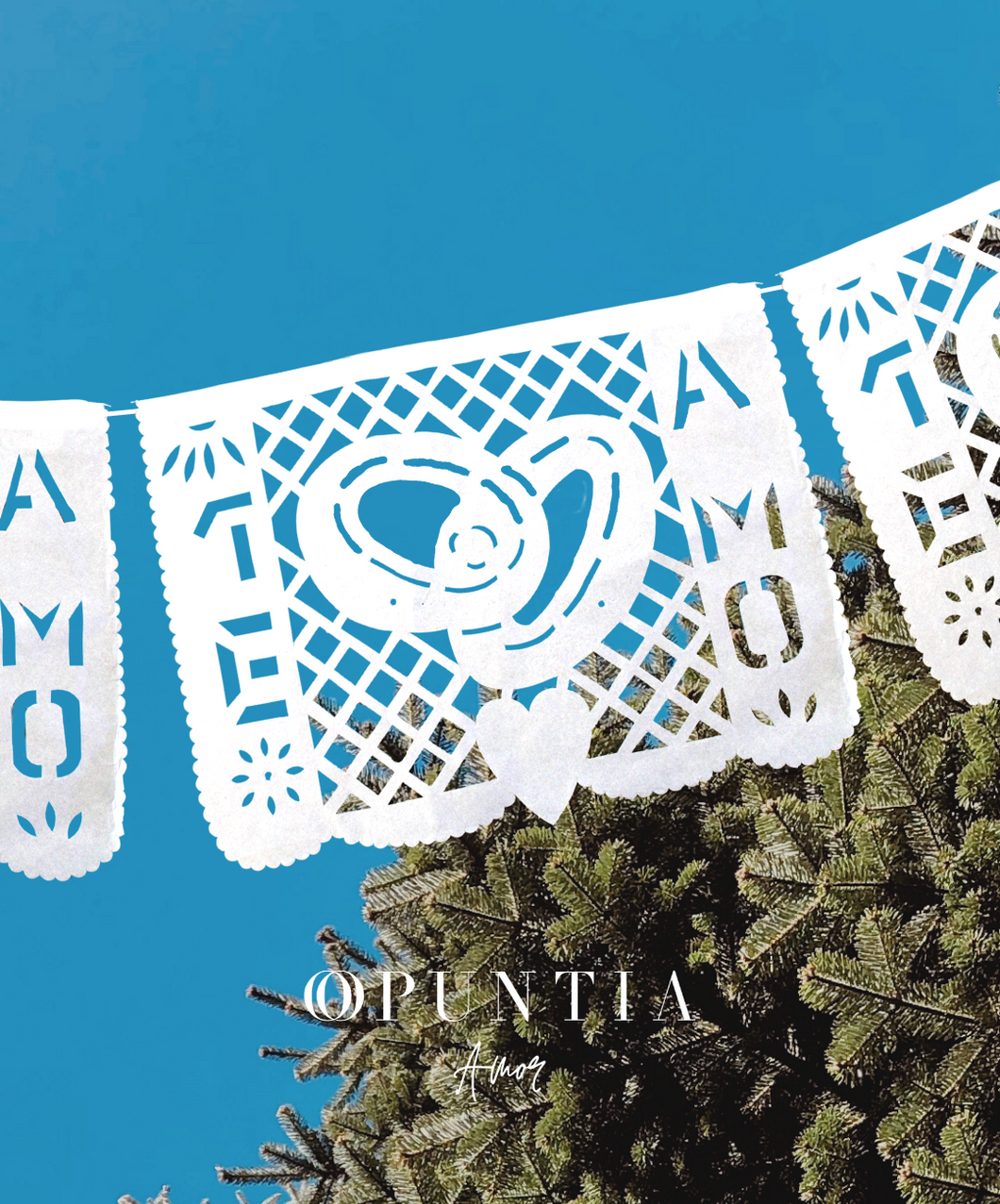 Tiras de Papel Picado Blanco