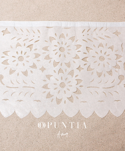 Tiras de Papel Picado Blanco