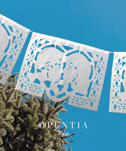 Tiras de Papel Picado Blanco